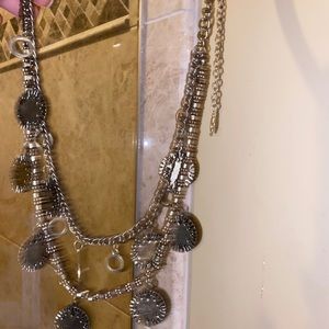 gold layered coin necklace